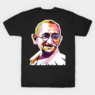 Mahatma Gandhi Pop Art T-Shirt